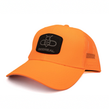 BEEREAL Blaze Orange Patch Hat